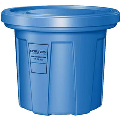 Trash Cans & Recycling Containers; Product Type: Trash Can; Type: Cortech Cobra Trash Can; Container Capacity: 20 Gallons; Container Shape: Round; Lid Type: No Lid; Container Material: Polyethylene; Color: Blue; Material: Plastic