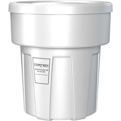 Trash Cans & Recycling Containers; Product Type: Trash Can; Type: Cortech Cobra Trash Can; Container Capacity: 30 Gallons; Container Shape: Round; Lid Type: No Lid; Container Material: Polyethylene; Color: White; Material: Plastic