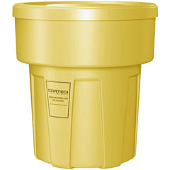 Trash Cans & Recycling Containers; Product Type: Trash Can; Type: Cortech Cobra Trash Can; Container Capacity: 30 Gallons; Container Shape: Round; Lid Type: No Lid; Container Material: Polyethylene; Color: Yellow; Material: Plastic