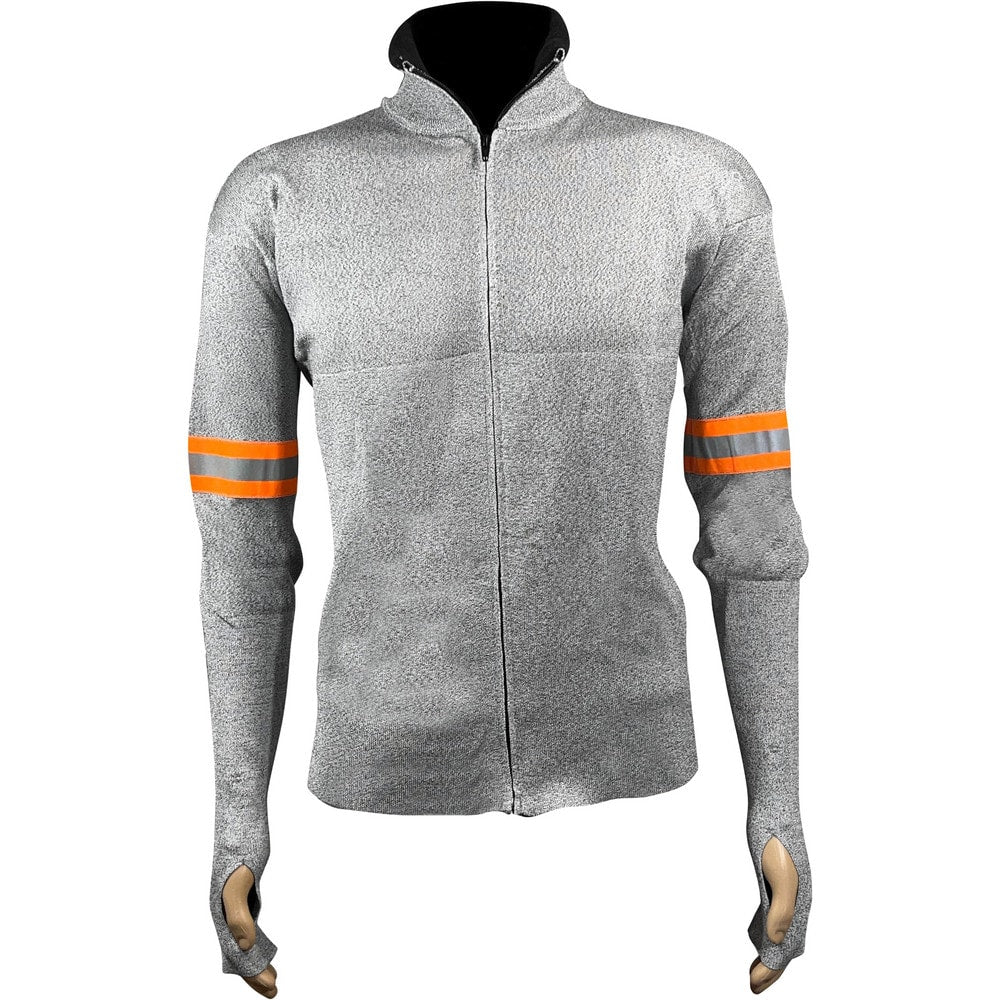 Work Jacket: Size 3X-Large, Olefin, Polyester & Glass, Zipper Closure