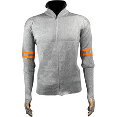 Work Jacket: Size 3X-Large, Olefin, Polyester & Glass, Zipper Closure