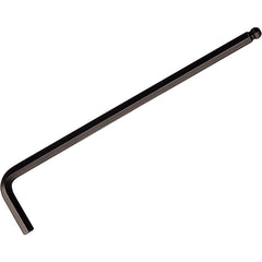 Hex Key: 3/16" Hex, Ball & Hex End, Long Arm