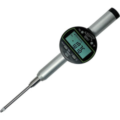 LCD Digital Electronic Drop Indicator: 2.0000" Max, Flat & Lug Back