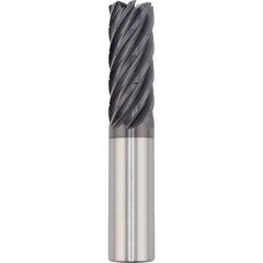 Corner Radius End Mill: 3/4" Dia, 3" LOC, 0.0600" Radius, 7 Flute, Solid Carbide