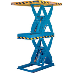 Stationary Lift Tables; Overall Length: 84.00 in; Lift Mechanism: Hydraulic; Overall Height: 136 in; Body Material: Steel; Load Capacity: 3500 lb