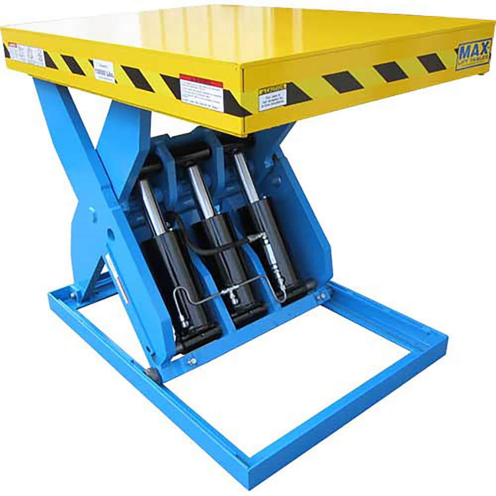 Stationary Lift Tables; Overall Length: 48.00 in; Lift Mechanism: Hydraulic; Overall Height: 44 in; Body Material: Steel; Load Capacity: 8000 lb