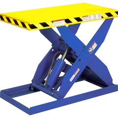 Stationary Lift Tables; Overall Length: 48.00 in; Lift Mechanism: Hydraulic; Overall Height: 43 in; Body Material: Steel; Load Capacity: 2500 lb