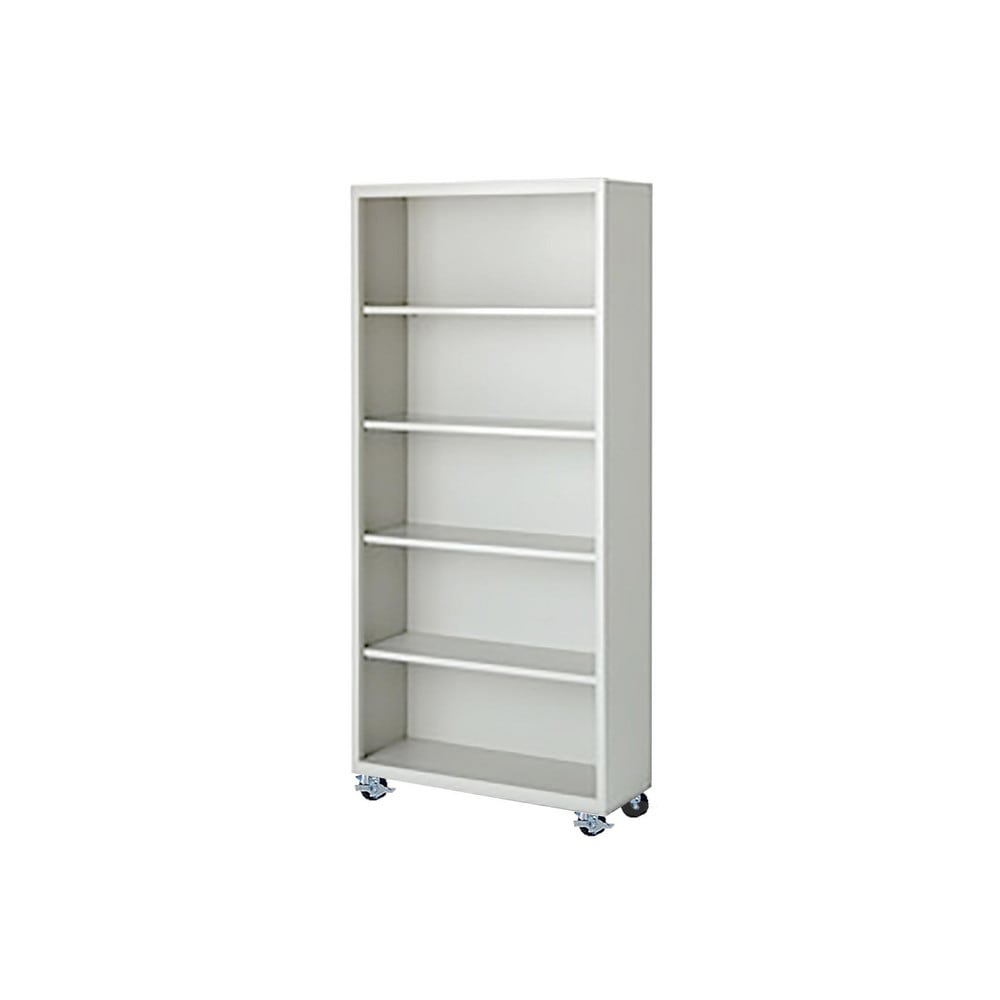 Bookcases; Overall Height: 75; Overall Width: 36; Overall Depth: 18; Material: Steel; Color: Tropic Sand; Shelf Weight Capacity: 160