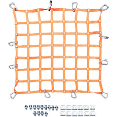 Netting Solutions; Type: Hatch & Confined Safety Net; Width (Feet): 3.00; Mesh Size (Inch): 36 x 48; Color: High Vis Orange