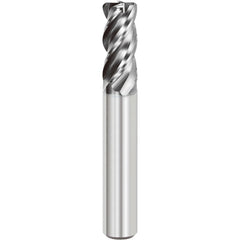 Corner Radius End Mill: 5 mm Dia, 13.00 mm LOC, 0.30 mm Radius, 4 Flute, Solid Carbide