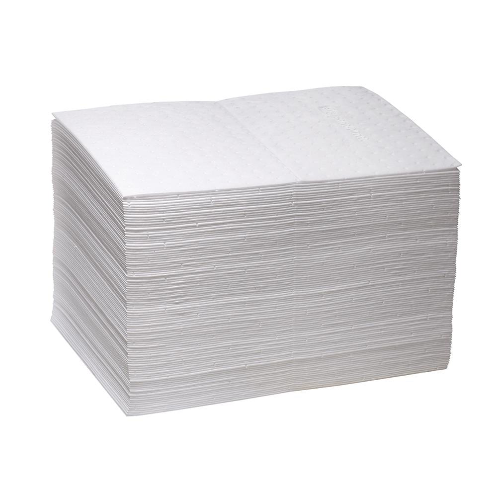 Sorbent Pad: Oil Only Use, Heavy Weight, 22 gal Capacity