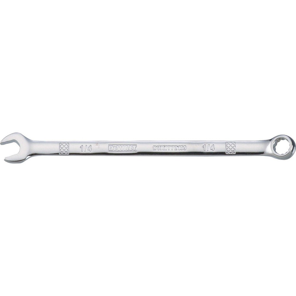 Combination Wrench: 1/4" Head Size, 15 deg Offset