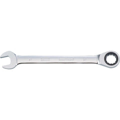 Combination Wrench: 27.00 mm Head Size, 15 deg Offset