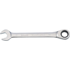 Combination Wrench: 16.00 mm Head Size, 15 deg Offset