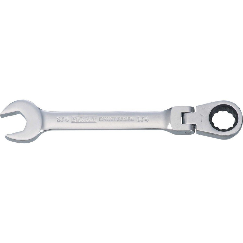 Combination Wrench: 3/4" Head Size, 15 deg Offset