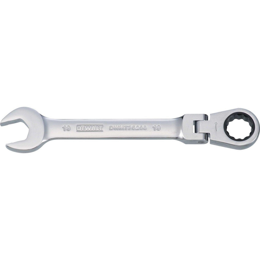 Combination Wrench: 19.00 mm Head Size, 15 deg Offset