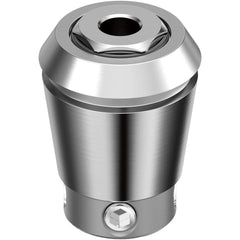 Tap Collets; Collet Type: ER; Collet Series: ER40; TIR (mm): 0.0100; TIR (Decimal Inch): 0.000394; Collet Size (Decimal Inch): 0.2200; Minimum Collet Capacity: 0.2200; Tap Size: #12 - 7/32 in