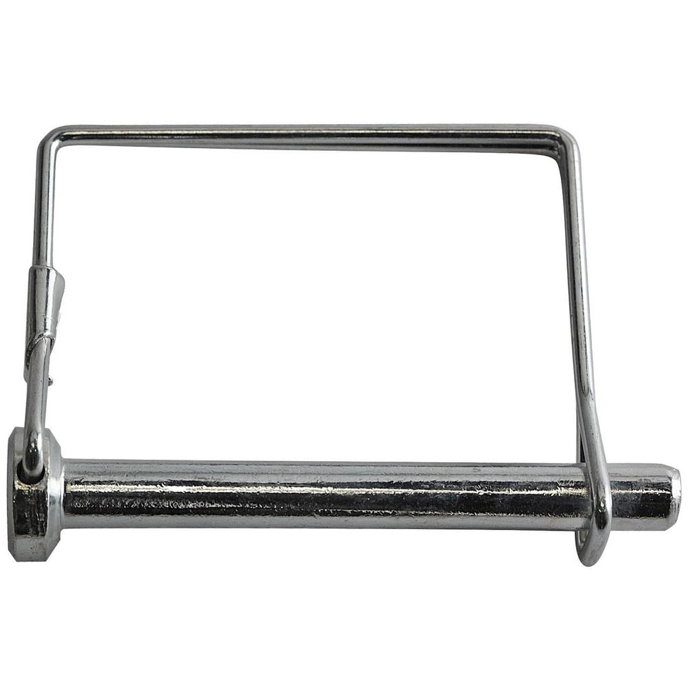 Snap & Locking Pins; Pin Diameter: .375; Overall Length: 2.75; Retainer Shape: Square; Retainer Style: Double Wire; Retainer Material: Carbon Steel; Pin Material: Carbon Steel; Pin Material Grade: Low Carbon Steel; Pin Finish: Zinc Plated