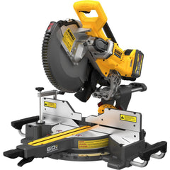 Cordless Miter Saw: 60.00V, 12" Blade Dia, Single Bevel