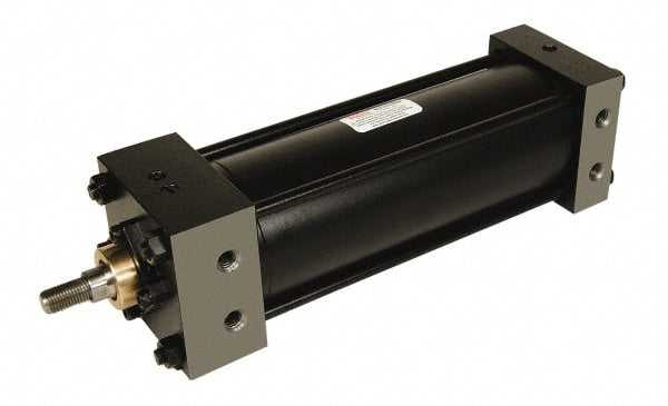 Double Acting Rodless Air Cylinder: 3-1/4" Bore, 2" Stroke, 250 psi Max, 1/2 NPTF Port, Side Tapped Mount