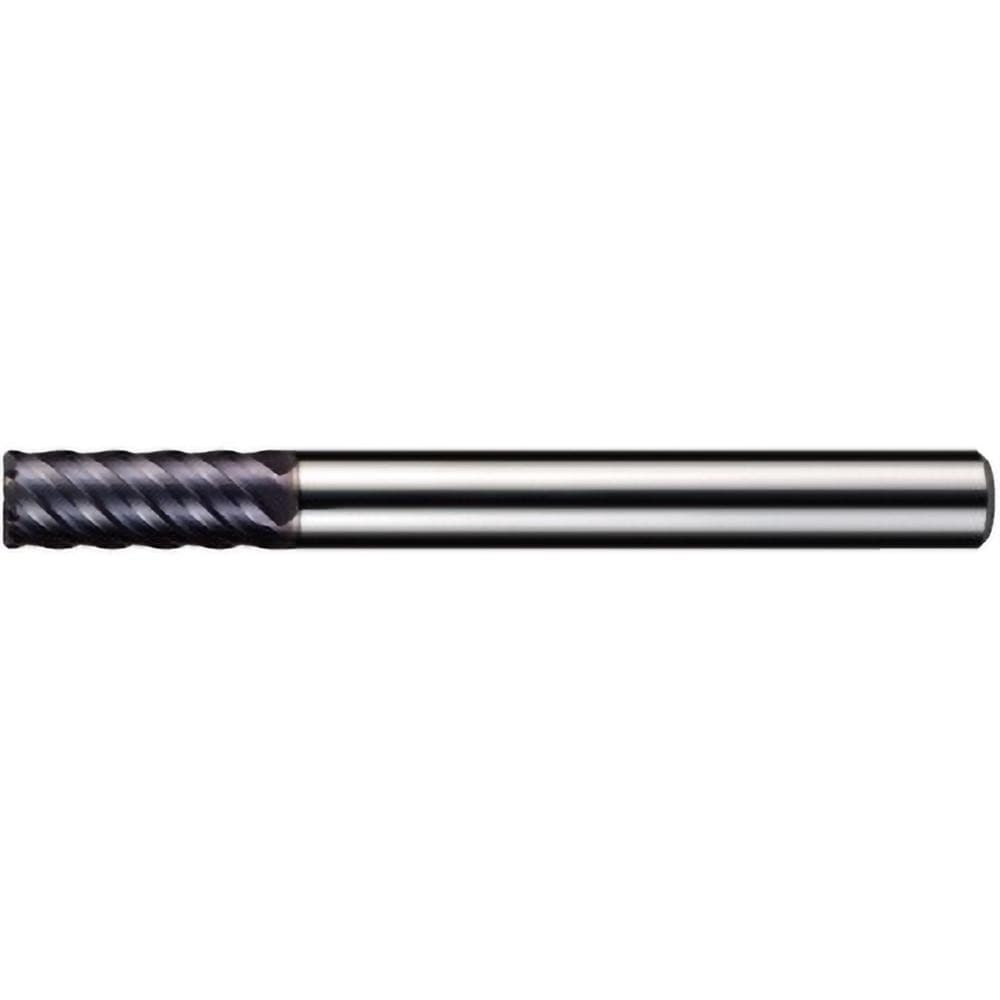 Corner Radius End Mill: 4 mm Dia, 12.00 mm LOC, 0.30 mm Radius, 6 Flute, Solid Carbide