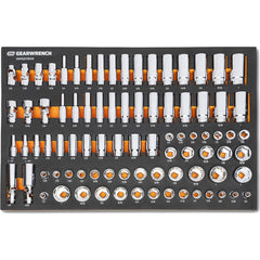 Deep Standard Socket Set: 85 Pc,