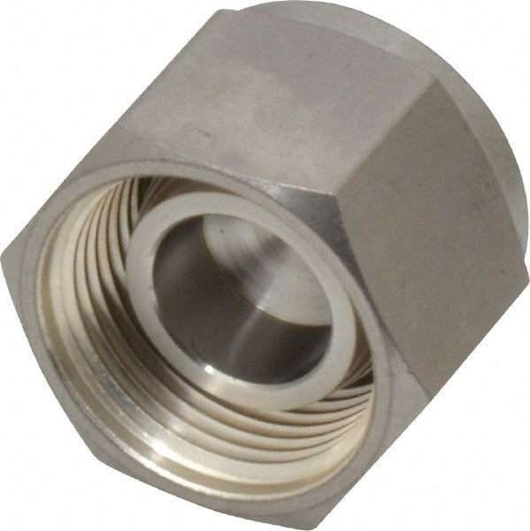 Compression Tube Plug: 3/4-20, 1/2" Tube OD, Compression