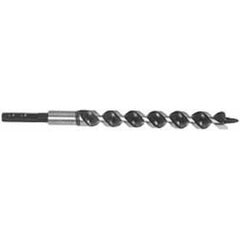 Installer Drill Bits; Drill Bit Size (Inch): 1; Overall Length (Inch): 8-1/2; Shank Type: Hex; Drill Bit Material: Carbon Steel; Drill Bit Finish/Coating: Oxide; Drill Bit Type: Electrician's Bit; Point Type: Screw Point