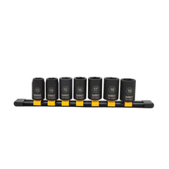 DeWALT Impact Socket Set: 7 Pc: 1/2"Dr