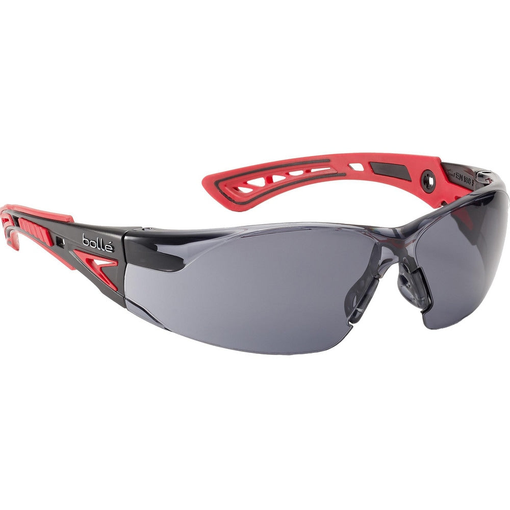 Safety Glasses: Anti-Fog & Anti-Scratch, Polyurethane, Clear Lenses, Wrap Around