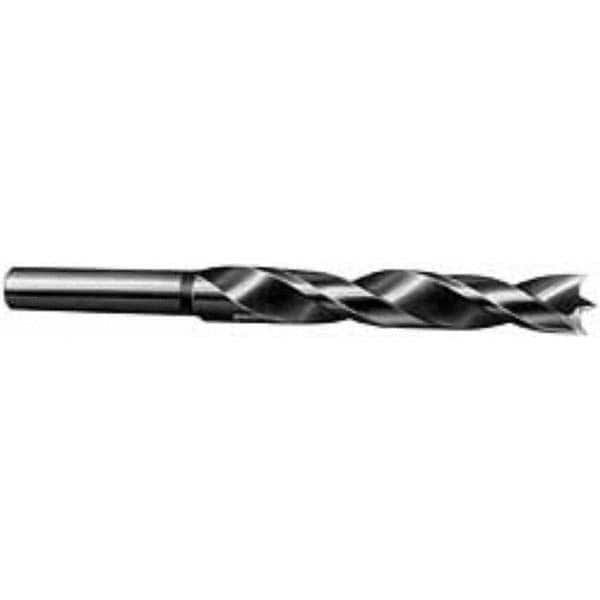 Brad-Point Drill Bits; Drill Bit Size: 0.125 in; Shank Diameter: 0.2756; Tool Material: High-Speed Steel; Coated: Coated; Coating: Bright/Uncoated