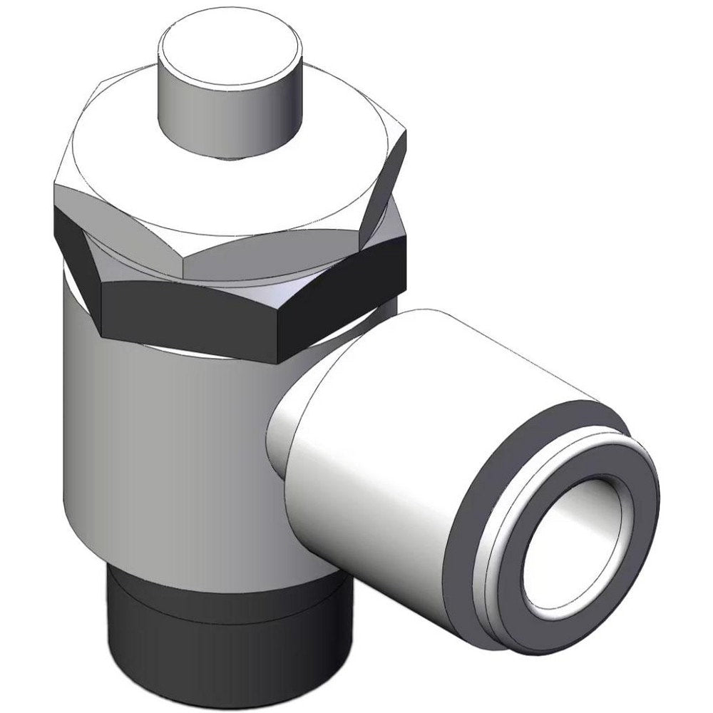 Air Flow Control Valve: Flow Control Elbow, NPT x Tube