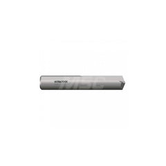 Straight-Flute Drill Bit: 3/16" Dia, 135 deg Point