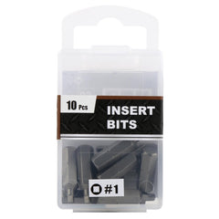 Specialty Screwdriver Bits; Bit Type: Square Bit; Style: Square; Drive Size: 1/4; Overall Length (Inch): 1