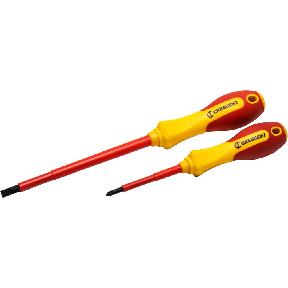 Screwdriver Sets; Screwdriver Types Included: Phillips , Slotted; Container Type: None; Tether Style: Tether Capable