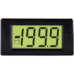 Panel Meters; Panel Meter Type: Panel Meter; Power Measurement Type: DC Voltmeter; Panel Meter Display Type: Digital LCD; Maximum Input Voltage: 15