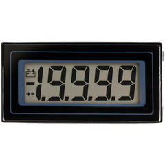 Panel Meters; Panel Meter Type: Panel Meter; Power Measurement Type: DC Voltmeter; Panel Meter Display Type: Digital LCD; Maximum Input Voltage: 7