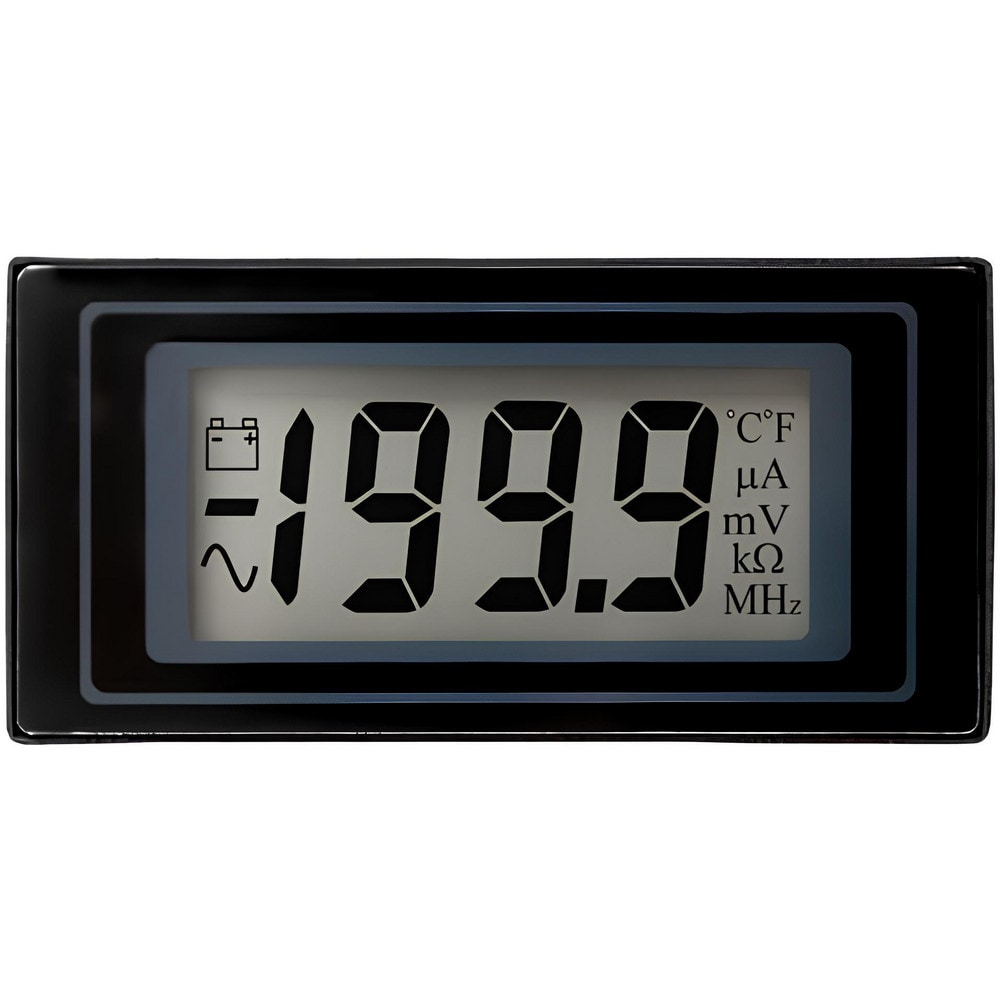 Panel Meters; Panel Meter Type: Panel Meter; Power Measurement Type: DC Voltmeter; Panel Meter Display Type: Digital LCD; Maximum Input Voltage: 14