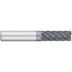 Corner Radius End Mill: 1" Dia, 2" LOC, 0.0600" Radius, 7 Flute, Solid Carbide