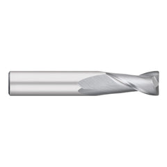 Corner Radius End Mill: 1" Dia, 1-1/2" LOC, 0.0300" Radius, 2 Flute, Solid Carbide