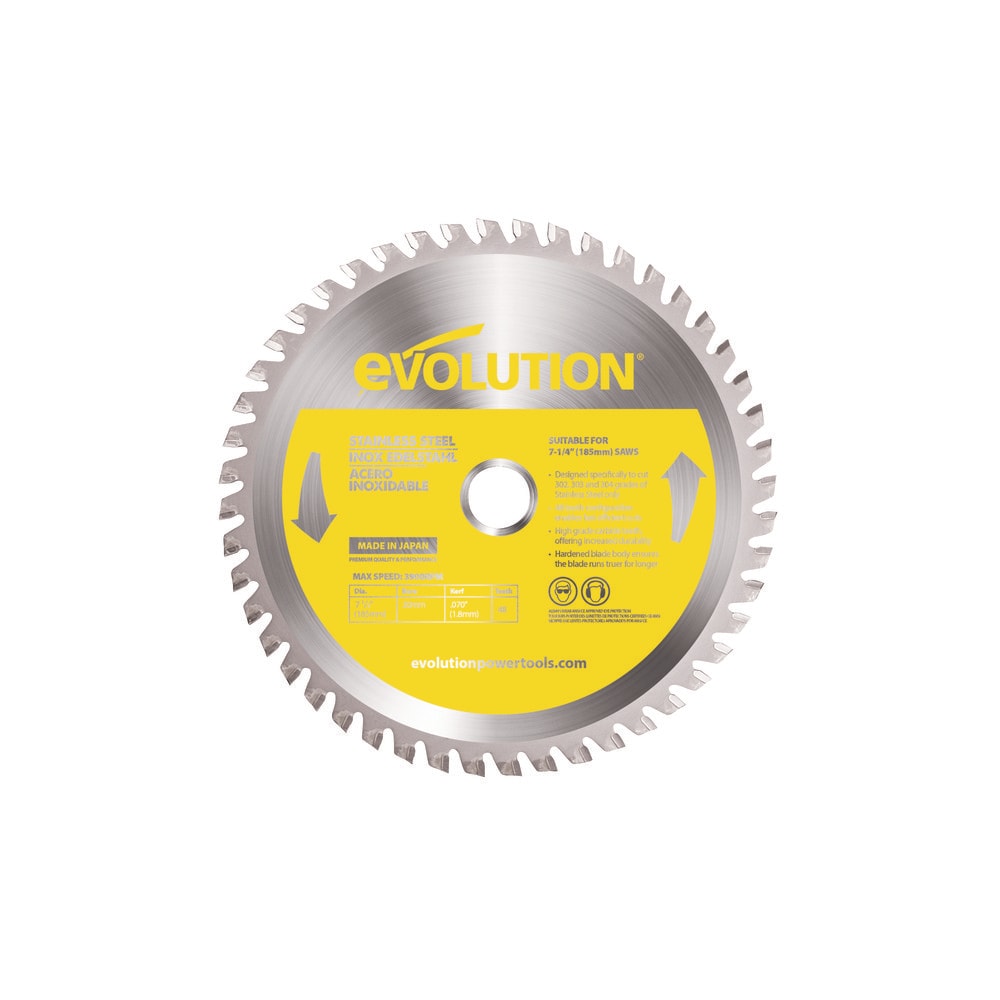 Wet & Dry-Cut Saw Blade: 7-1/4" Dia, 25/32" Arbor Hole, 48 Teeth