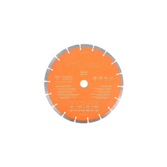 Wet & Dry-Cut Saw Blade: 10" Dia, 7/8" Arbor Hole, 18 Teeth