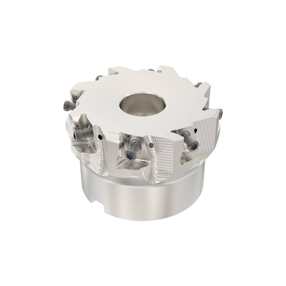 Indexable Square-Shoulder Face Mill:  R220.9403.00LO128A,  3'' Cut Dia,  1.0000" Arbor Hole Dia,  0.4724" Max Cutting Depth