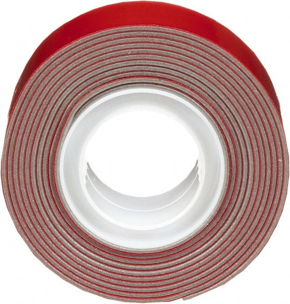 Polyethylene Foam Tape: 60 yd Long, 46.88 mil Thick, Acrylic Adhesive