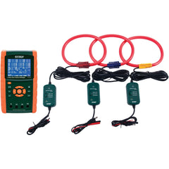 Power Meters; Meter Type: Power Analyzer/Datalogger; Application: 3-phase power analyzer/data logger capable of logging up to 30,000 sets of measurements; Maximum Current Capability (A): 3000.00; Power Factor: 1; Peak Capture: Yes