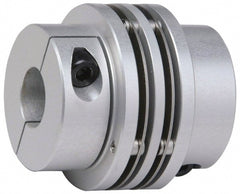 Flexible Coupling: Aluminum hubs with Stainless Steel Discs, 5/8" Pipe, 2.28" OAL