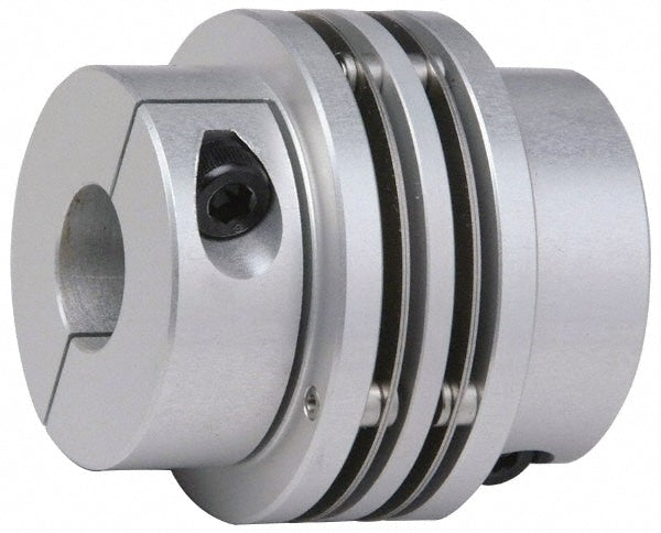 Flexible Coupling: Aluminum hubs with Stainless Steel Discs, 5/8" Pipe, 2.05" OAL