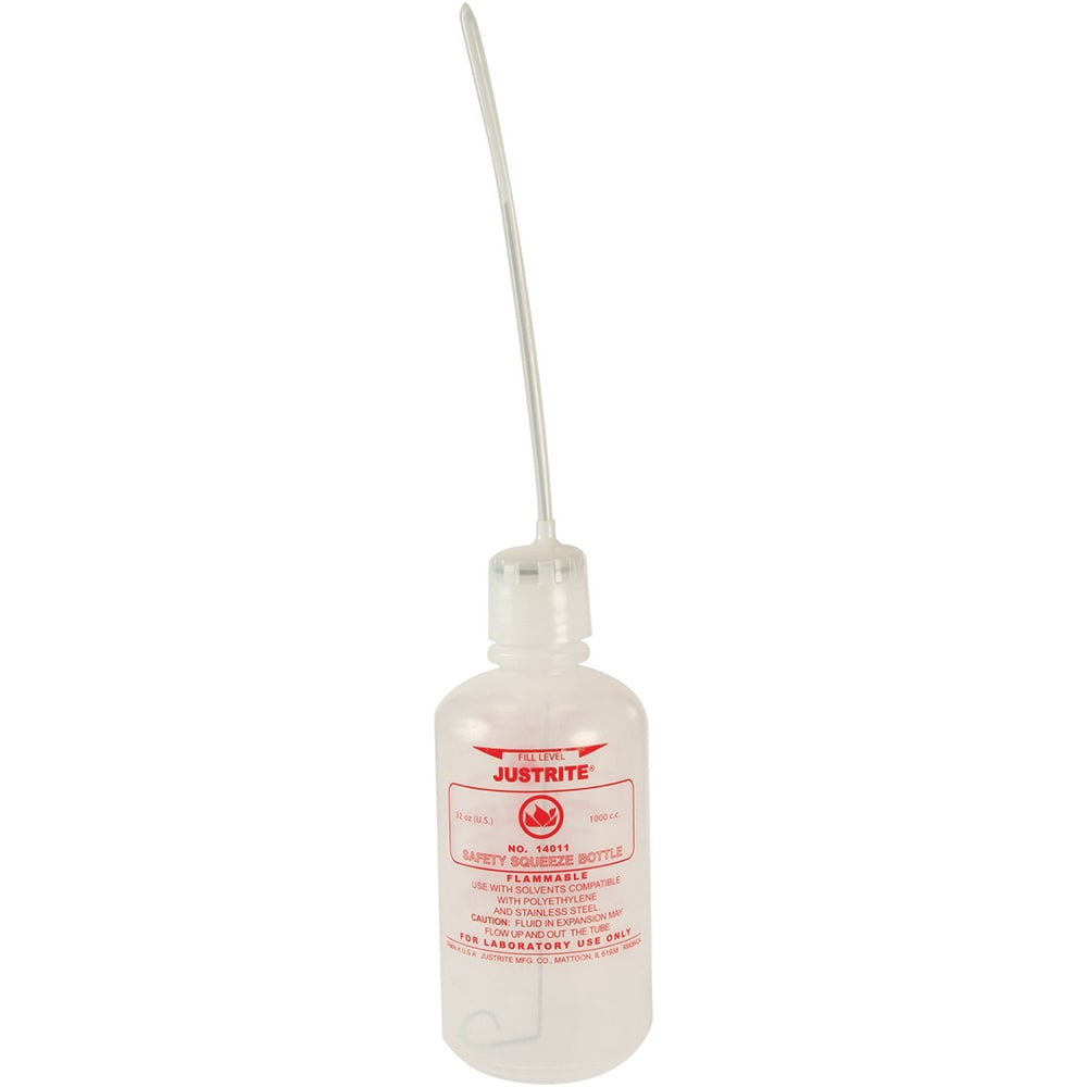 1 qt Polyethylene Squeeze Bottle: 3-1/2" Width/Dia