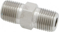 1/8" 316 Stainless Steel Pipe Hex Nipple