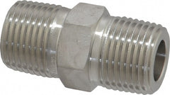 3/8" 316 Stainless Steel Pipe Hex Nipple